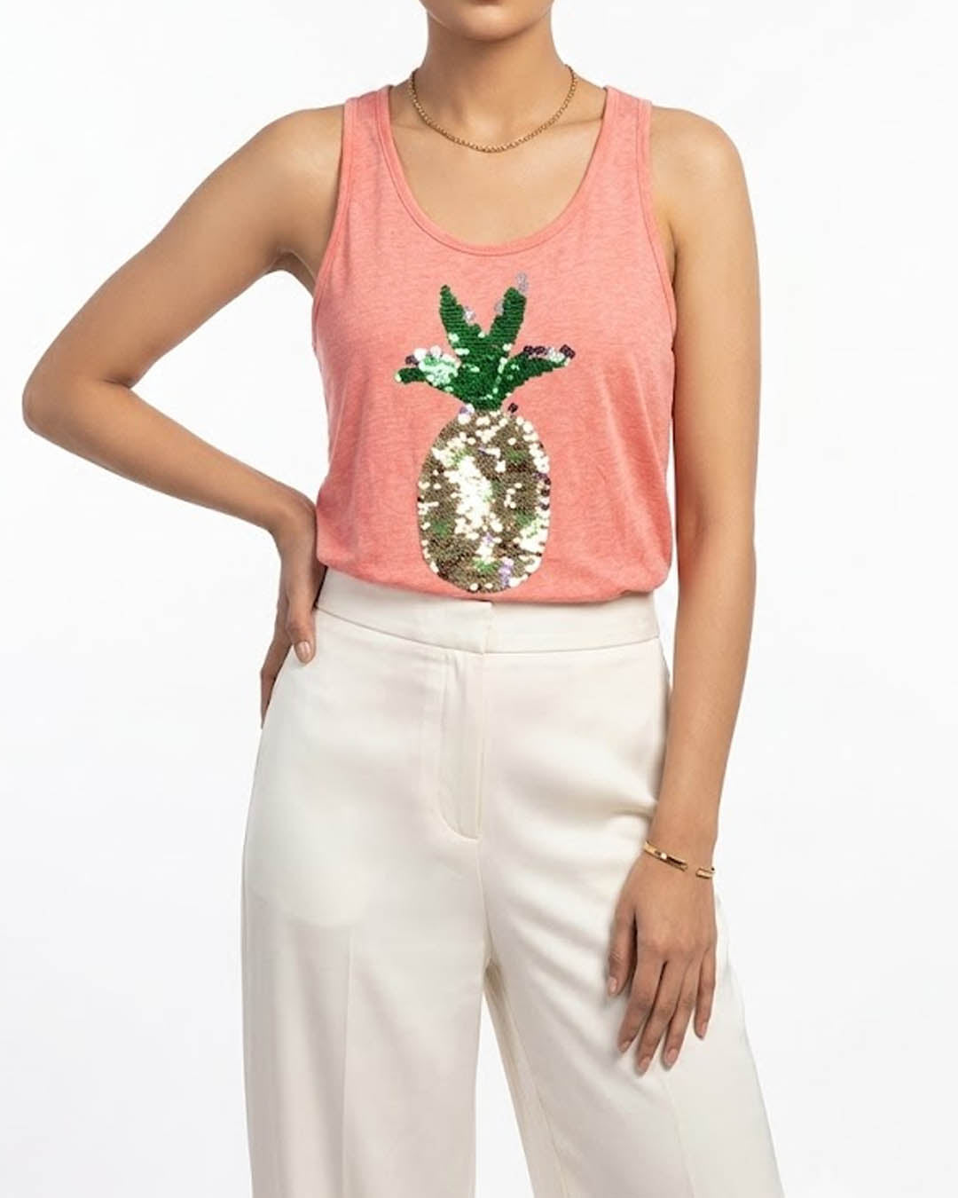 Imported Tank top cotton jersey tank top No-3580 Velnoor Store