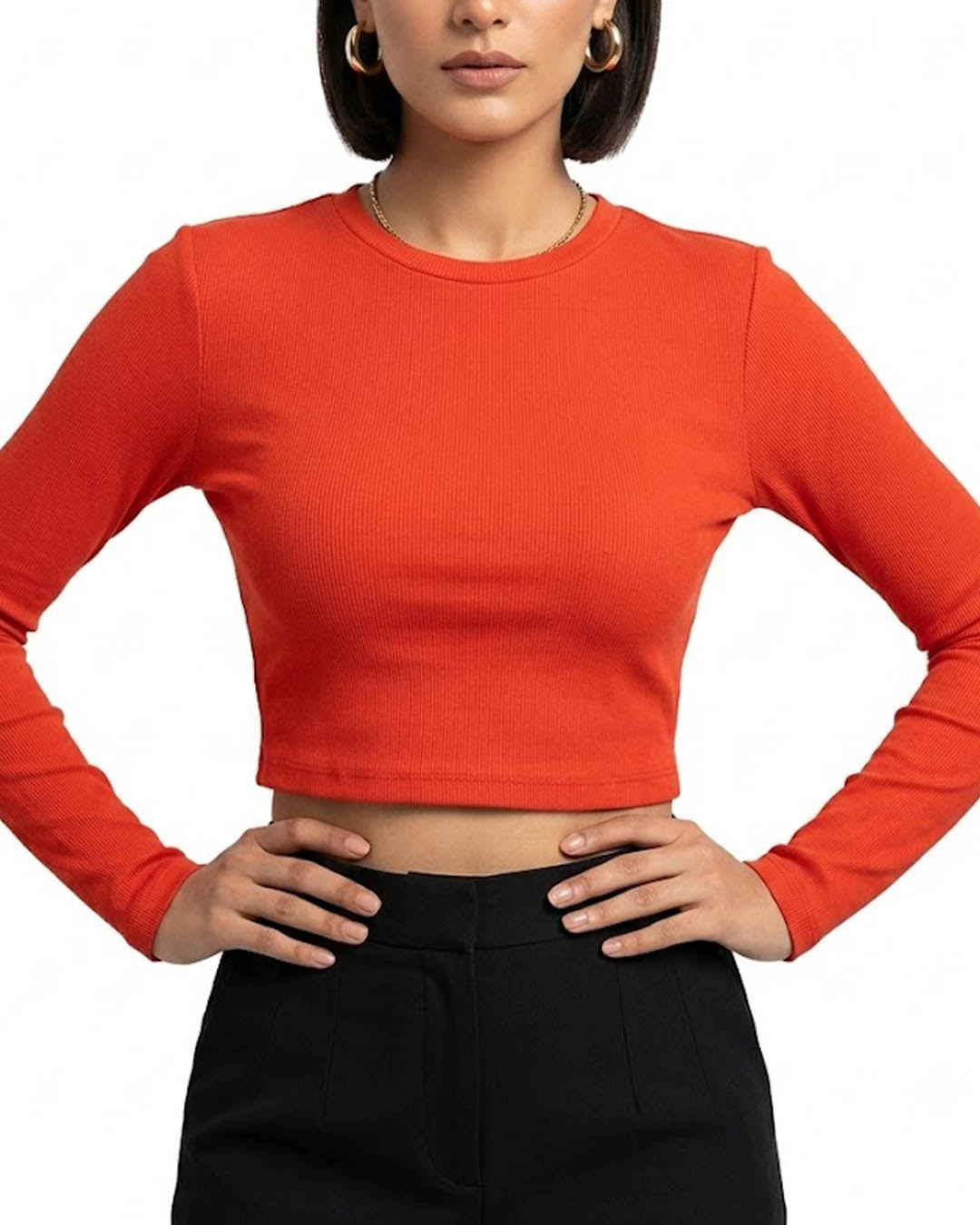 Imported Crop top jersey crop top No-4227 Velnoor Store