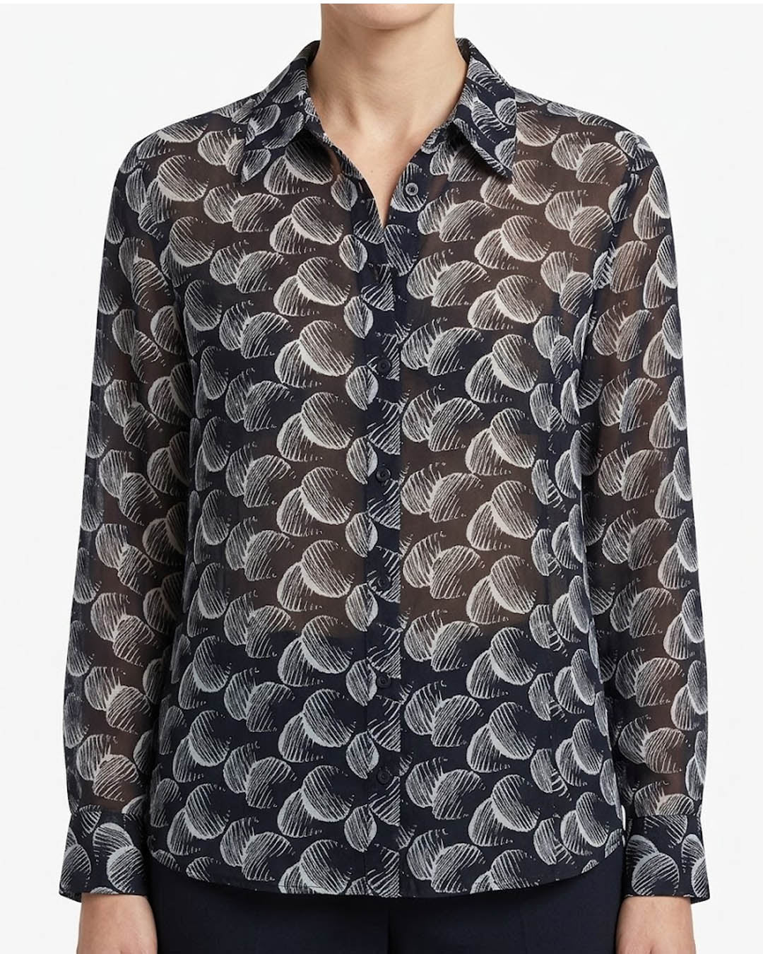 Imported Full sleeve top linen full sleeve top No-5168 Velnoor Store