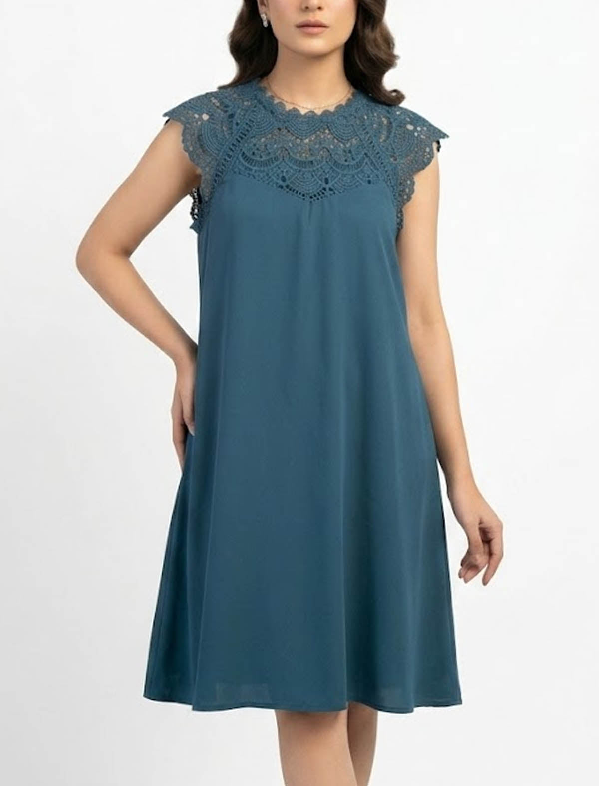 Imported Western Mini Dress chiffon Mini Dress No-594 Velnoor Store