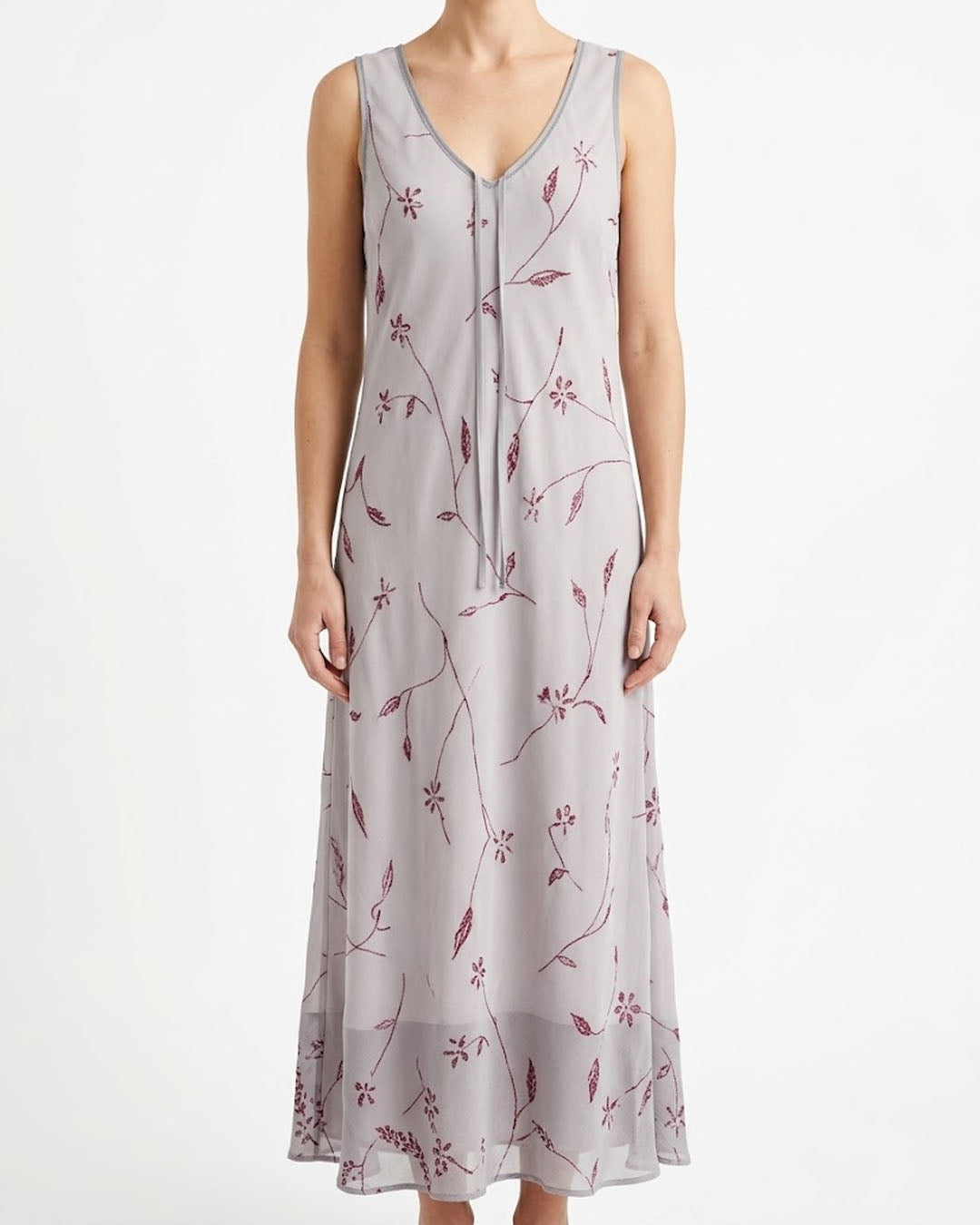 Imported Maxi silk jersey maxi No-6710 Velnoor Store