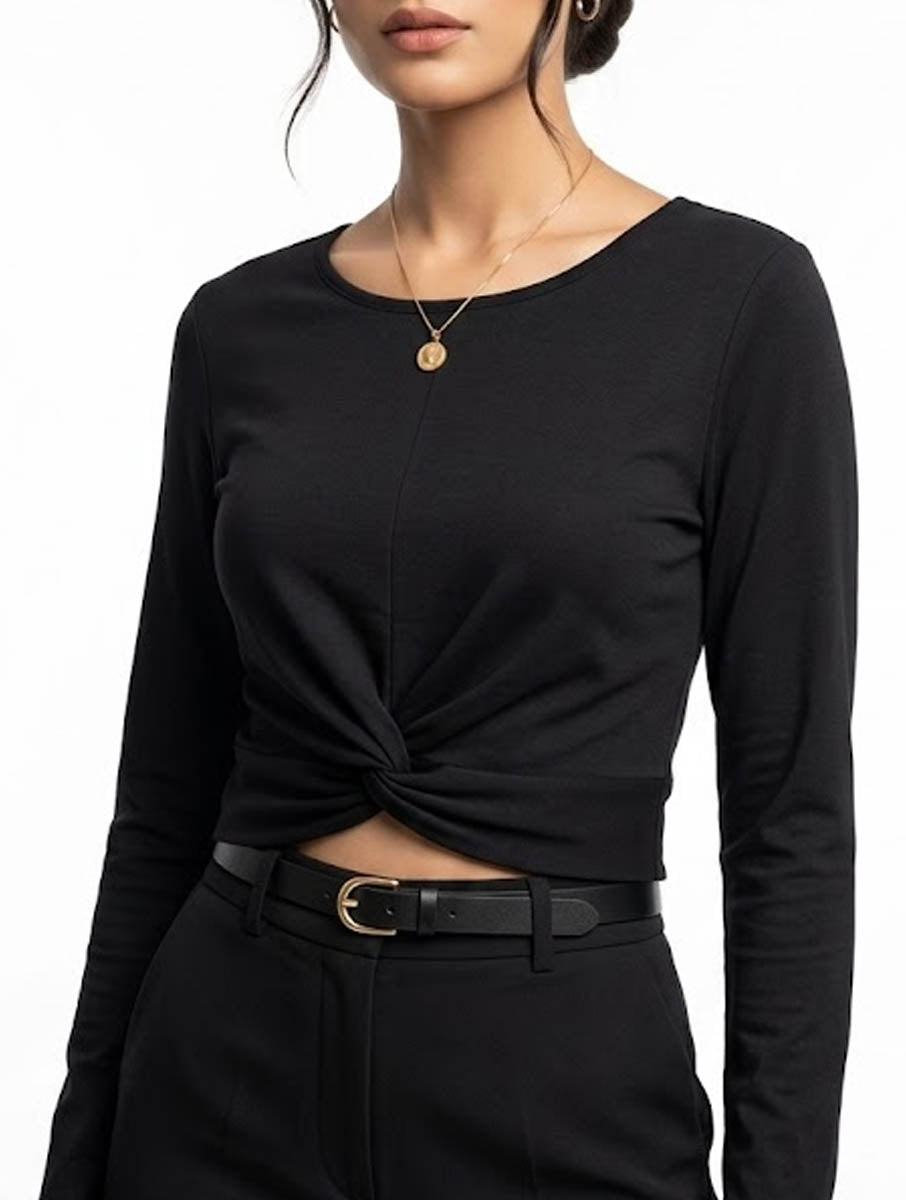 Imported Crop top jersey crop top No-4518 Velnoor Store
