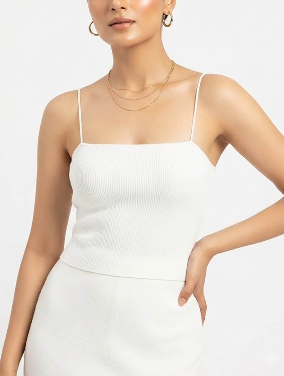 Imported Crop top cotton jersey crop top No-3559 Velnoor Store
