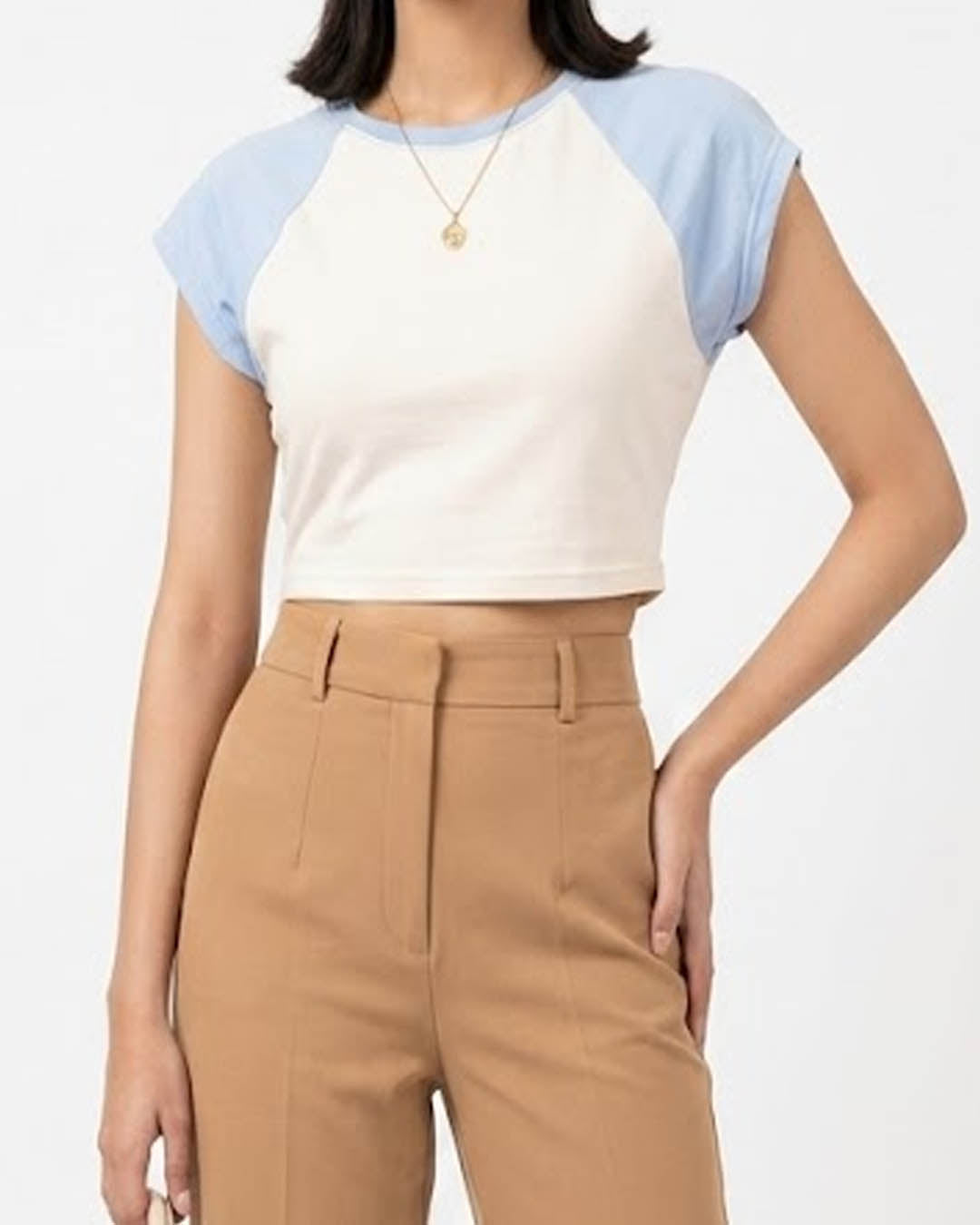 Imported Crop top cotton jersey crop top No-3279 Velnoor Store