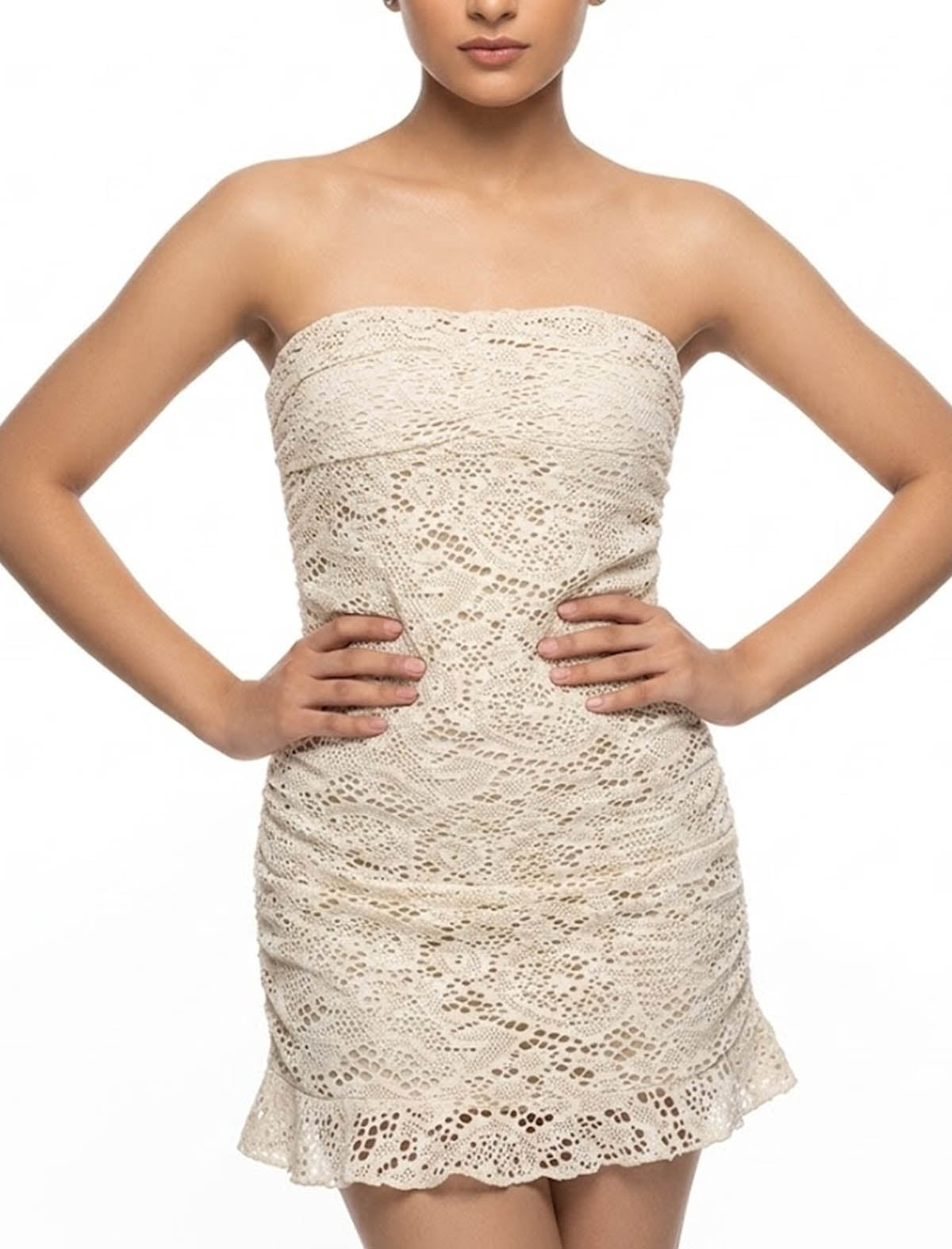 Imported Western mini dress net mini dress No-1309 Velnoor Store