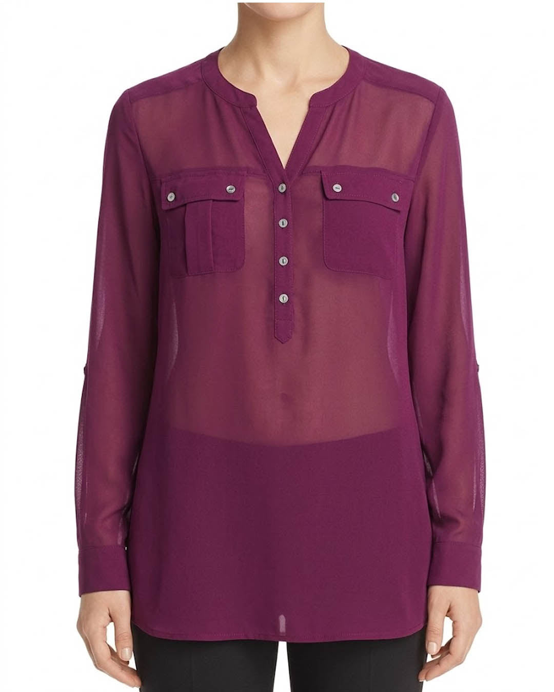 Imported Full sleeve top chiffon full sleeve top No-5131 Velnoor Store
