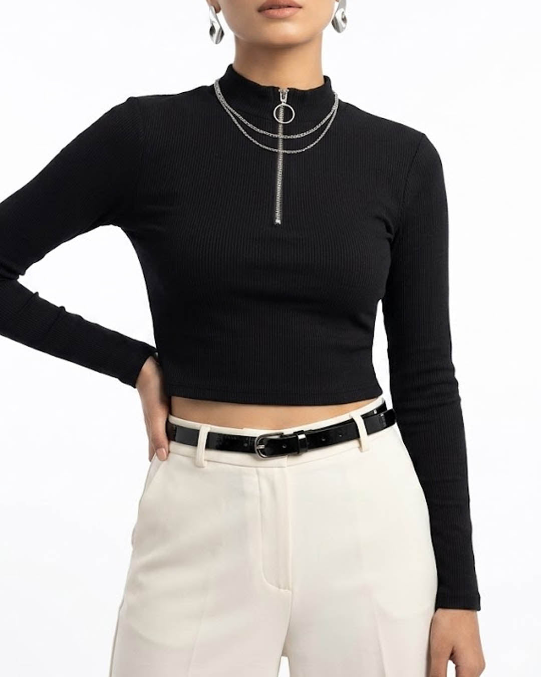 Imported Crop top jersey crop top No-3827 Velnoor Store