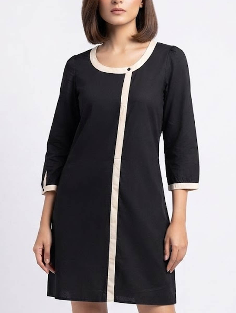 Imported Western mini dress jersey mini dress No-2881 Velnoor Store