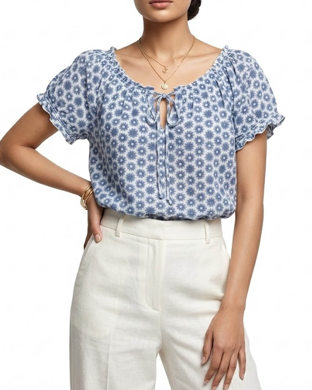 Imported Half sleeve top cotton half sleeve top No-4659 Velnoor Store