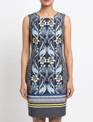 Imported Western mini dress silk mini dress No-834 Velnoor Store