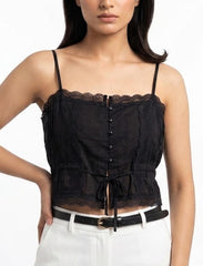 Imported crop top chiffon crop top No-1138 Velnoor Store
