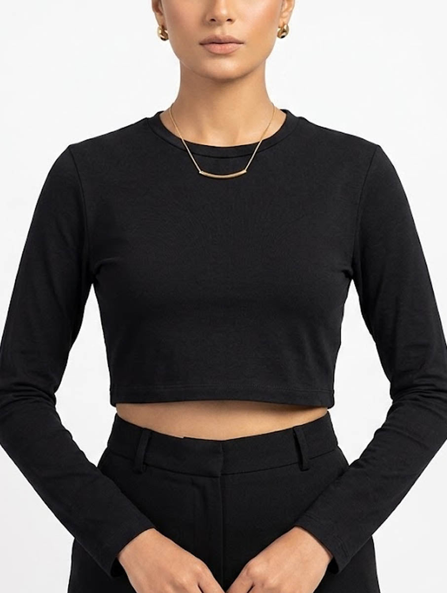 Imported Crop top jersey crop top No-3809 Velnoor Store