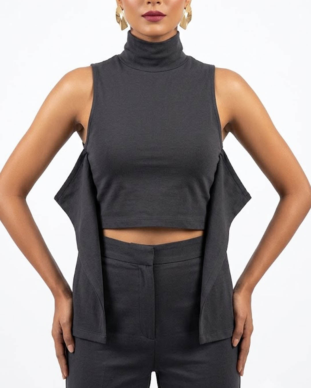 Imported Crop top jersey crop top No-4324 Velnoor Store