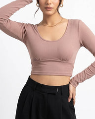 Imported Crop top jersey crop top No-3767 Velnoor Store