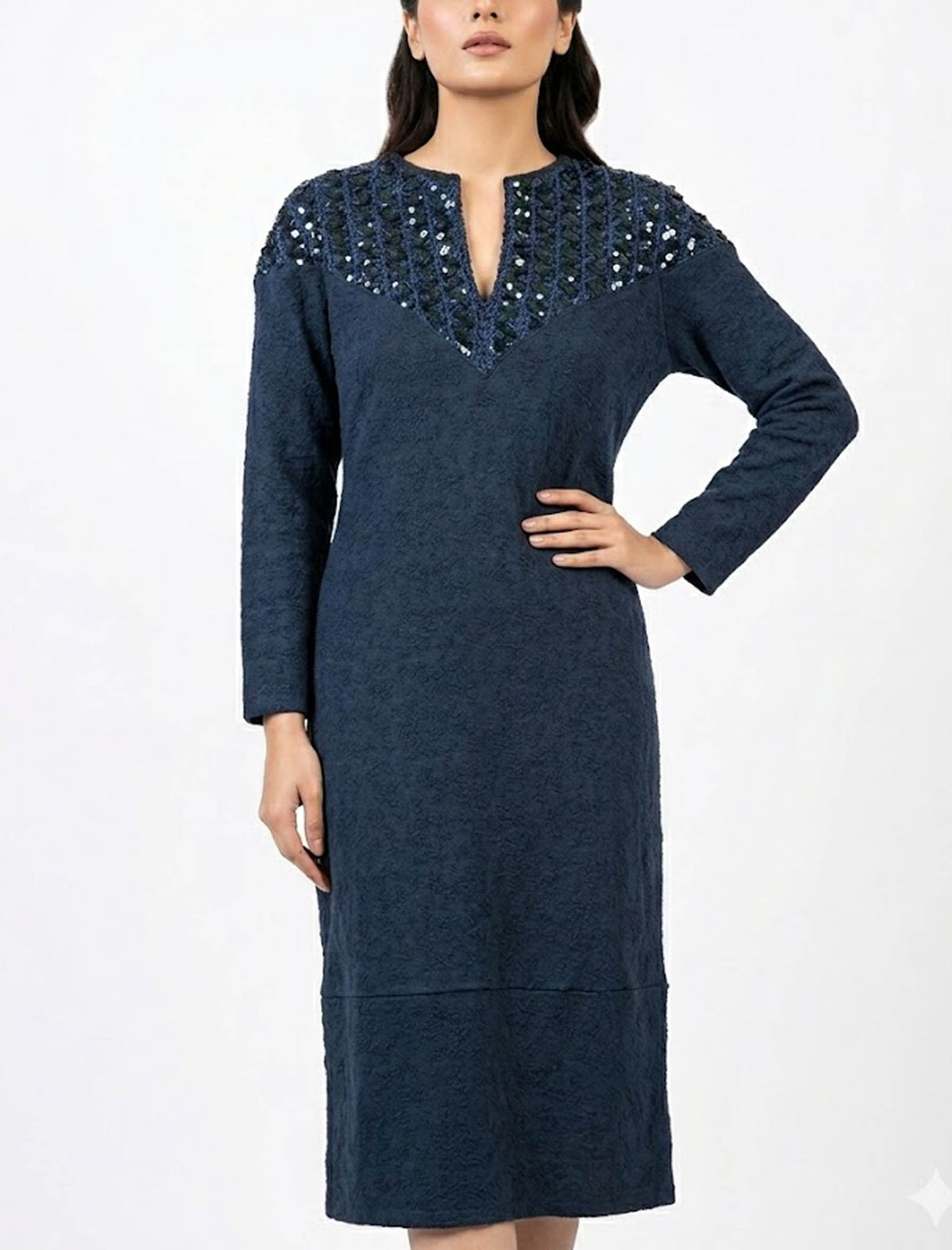 Imported Long dress jersey long dress No-1225 Velnoor Store
