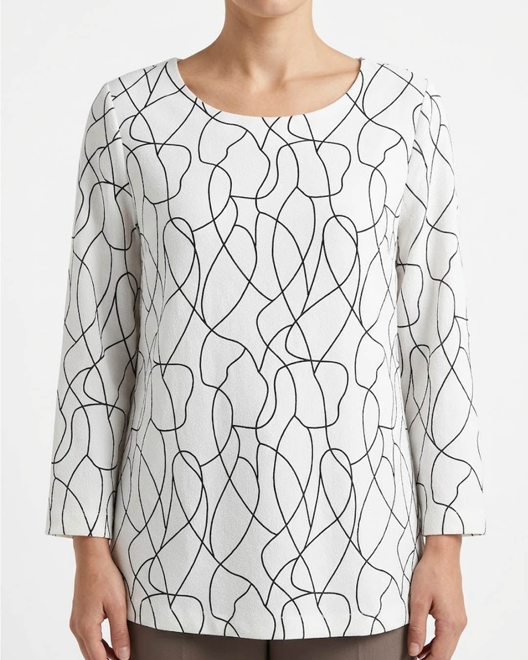 Imported Full sleeve top chiffon full sleeve top No-4823 Velnoor Store