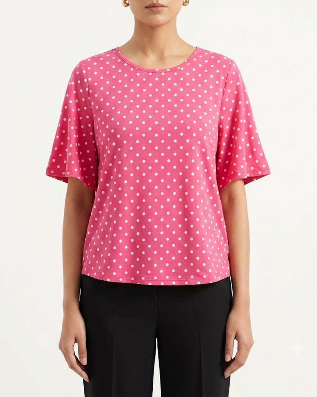 Imported Half sleeve top linen half sleeve top No-4036 Velnoor Store