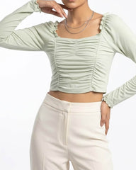 Imported Crop top jersey crop top No-3790 Velnoor Store