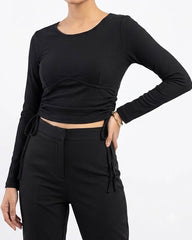 Imported Crop top jersey crop top No-3896 Velnoor Store