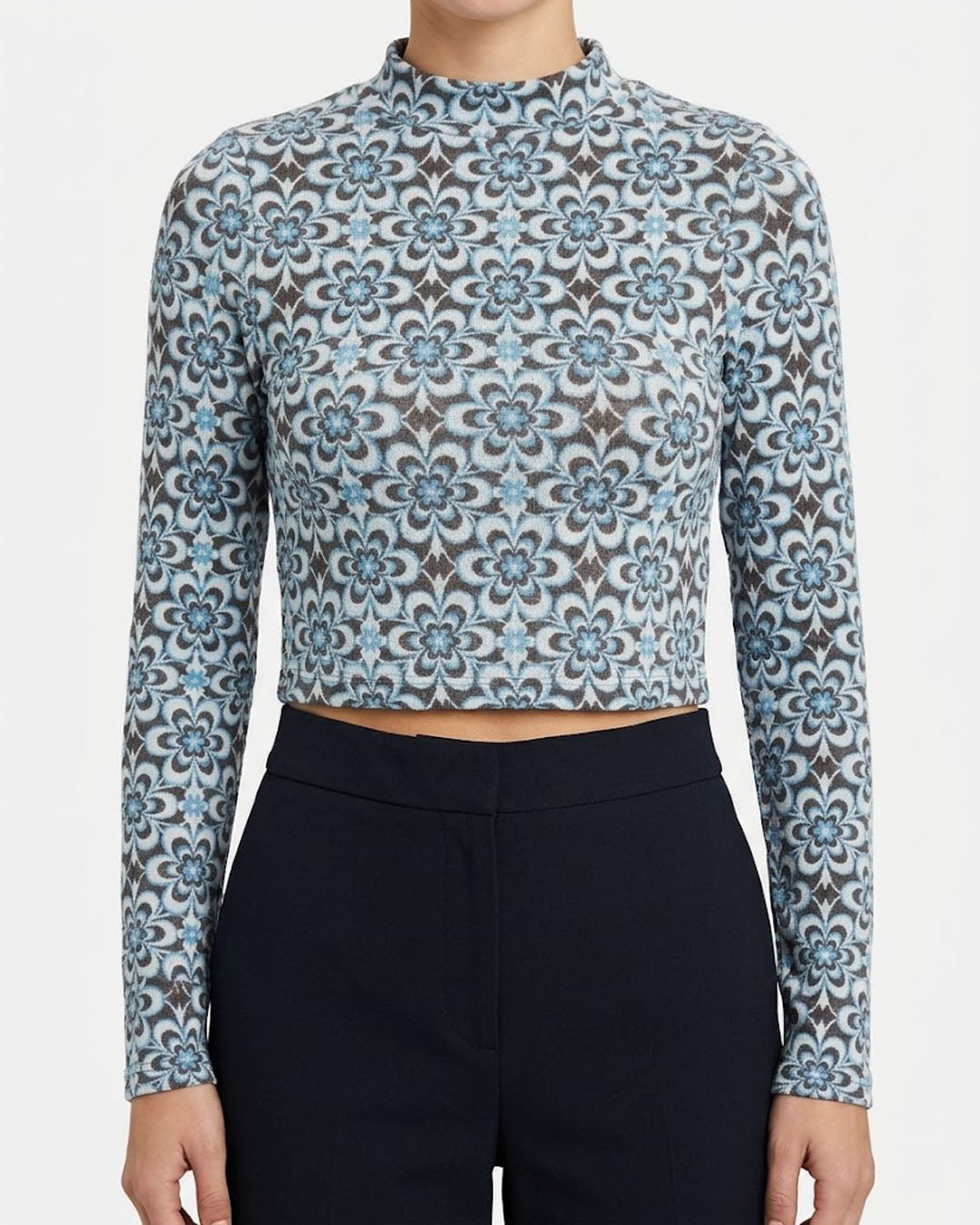 Imported winter crop top winter winter crop top No-8973 Velnoor Store