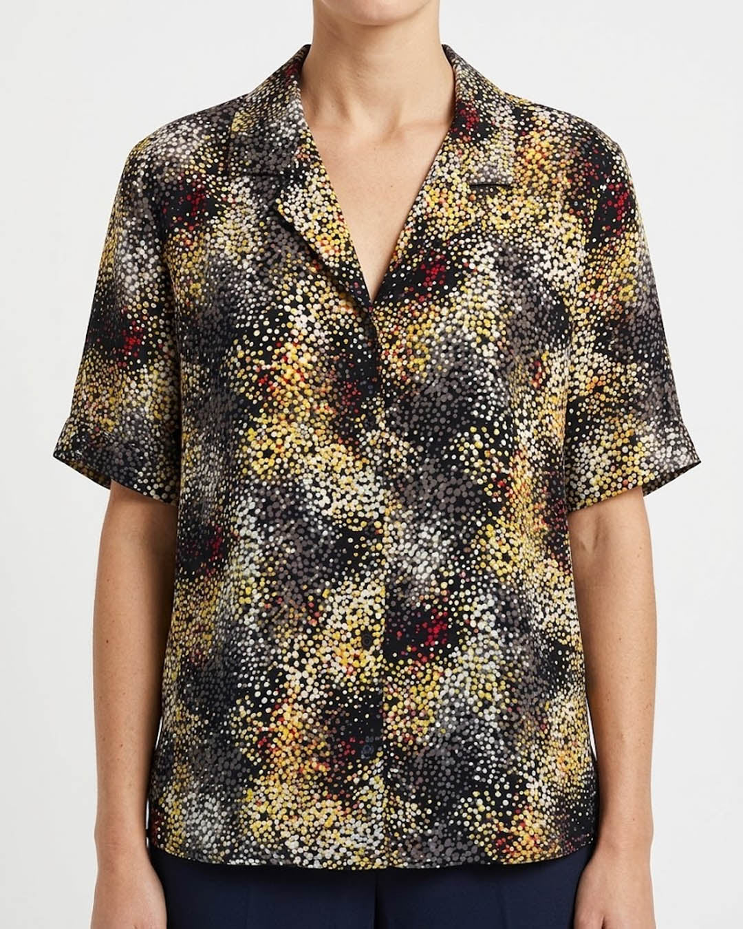 Imported Half sleeve top linen half sleeve top No-5550 Velnoor Store