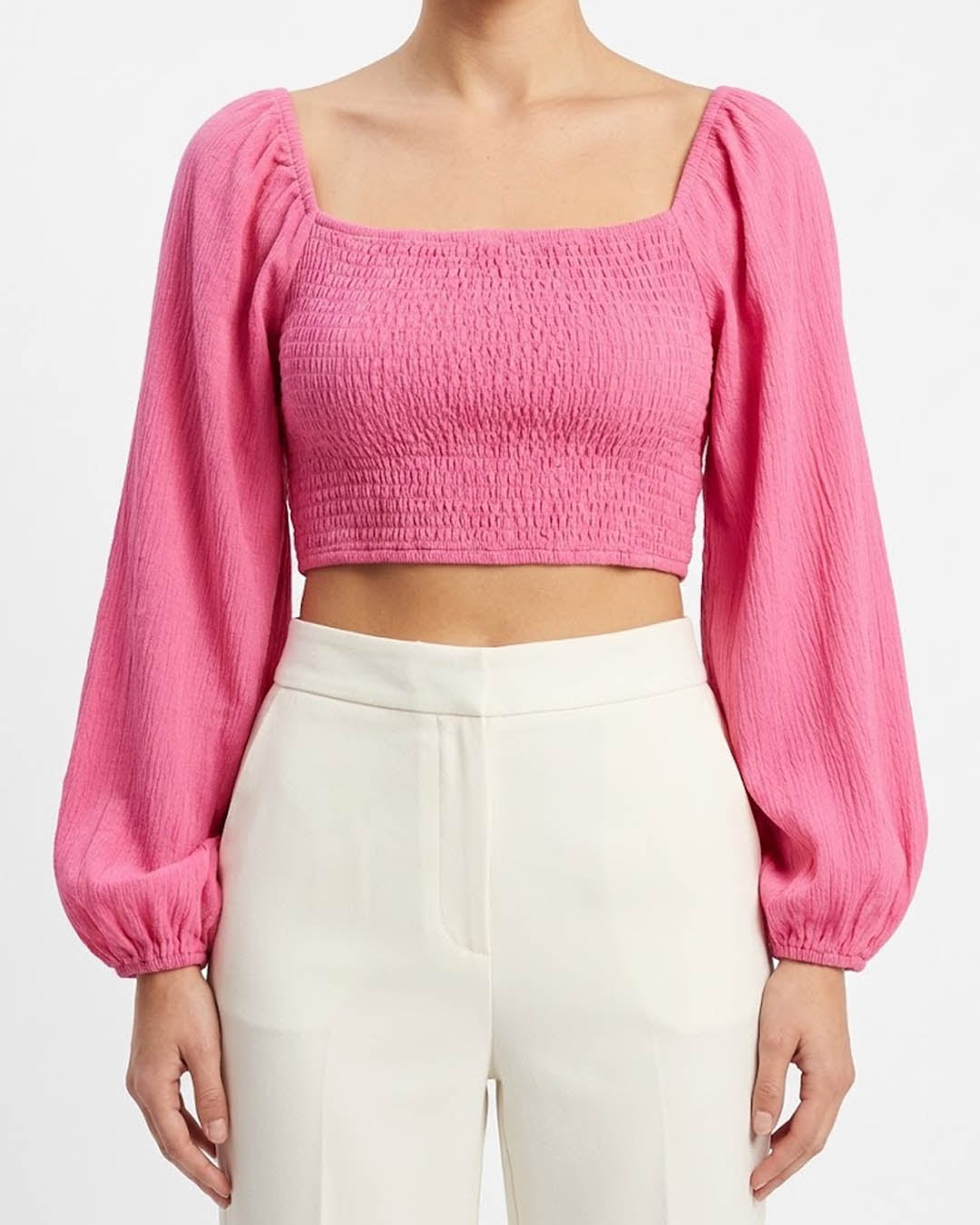 Imported Crop top linen crop top No-4257 Velnoor Store