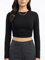 Imported Crop top jersey crop top No-3837 Velnoor Store