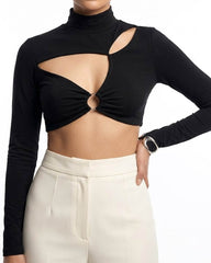 Imported Crop top jersey crop top No-3782 Velnoor Store