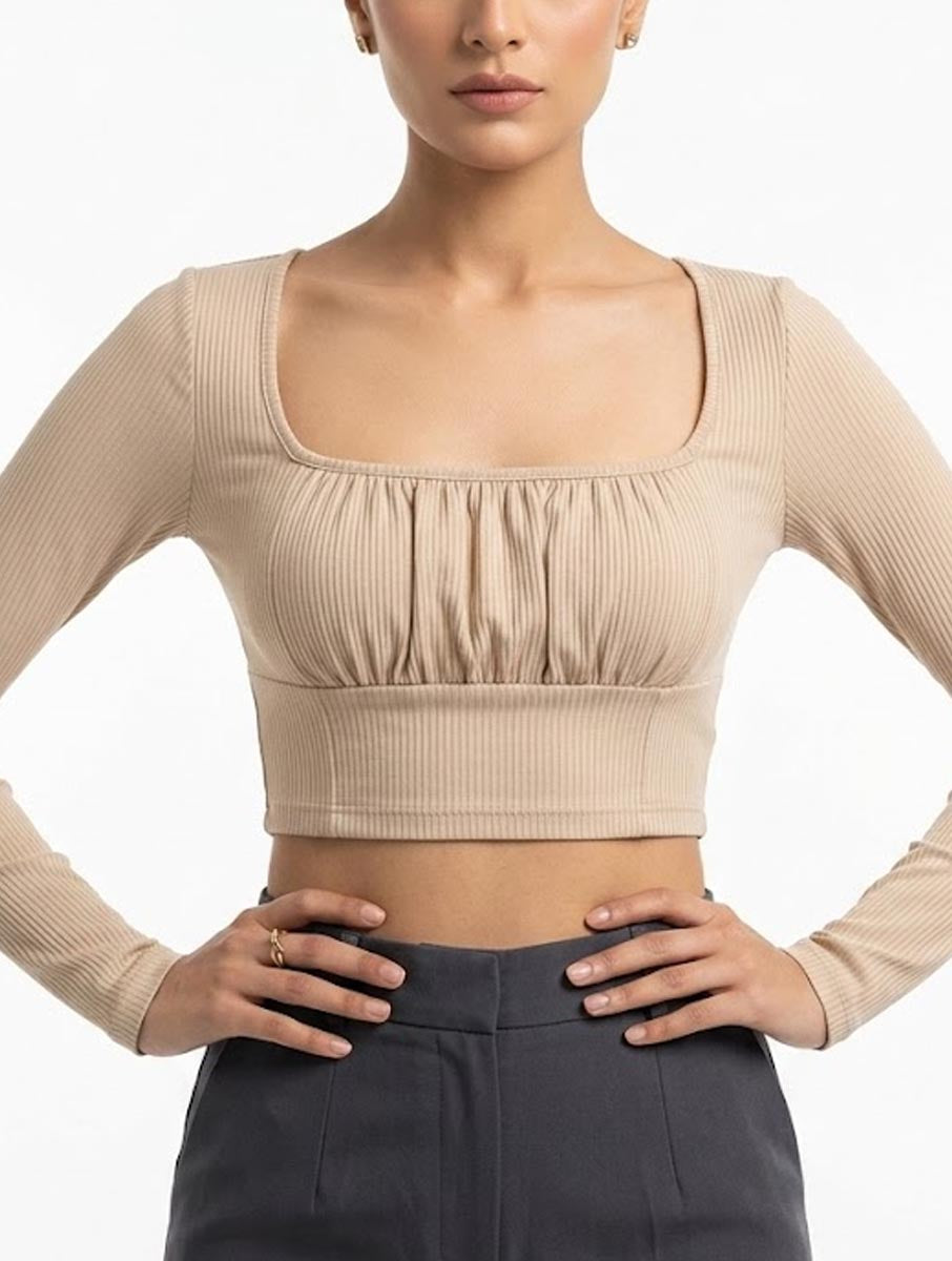 Crop top cotton crop top No-2039 Velnoor Store