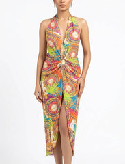 Imported Mini dress chiffon mini dress No-1243 Velnoor Store
