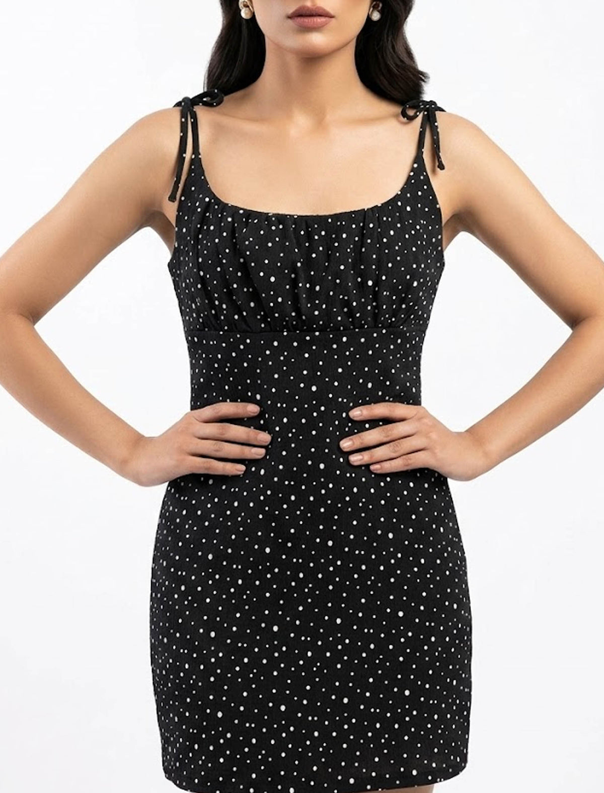 Imported Western mini dress jersey mini dress No-783 Velnoor Store