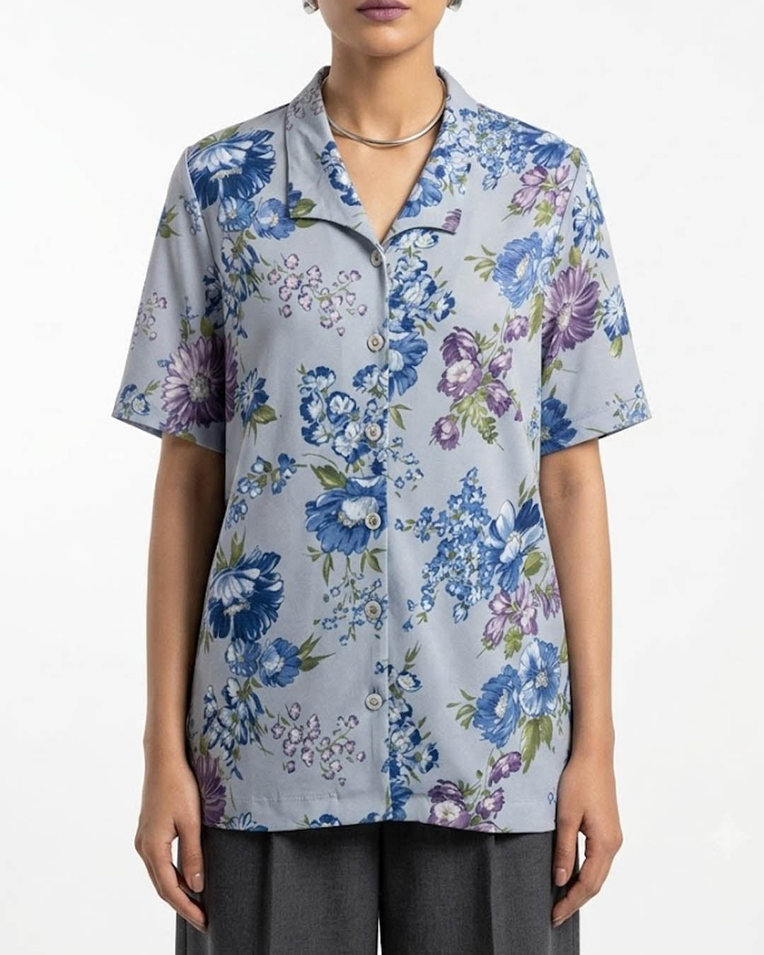 Imported Half sleeve top chiffon half sleeve top No-4026 Velnoor Store