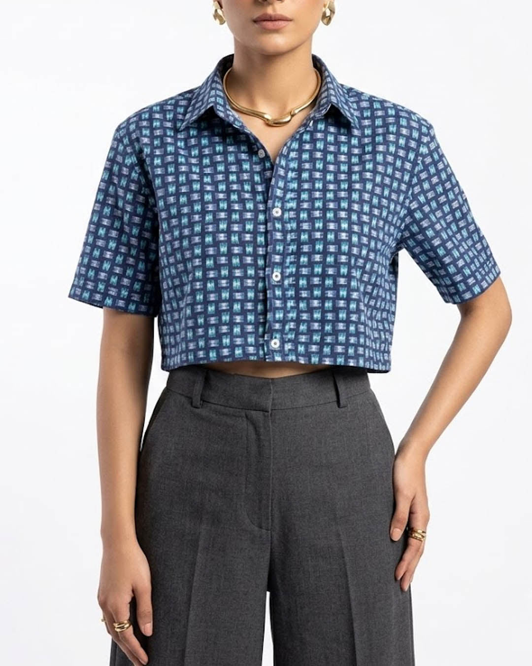 Imported Crop top cotton crop top No-4183 Velnoor Store