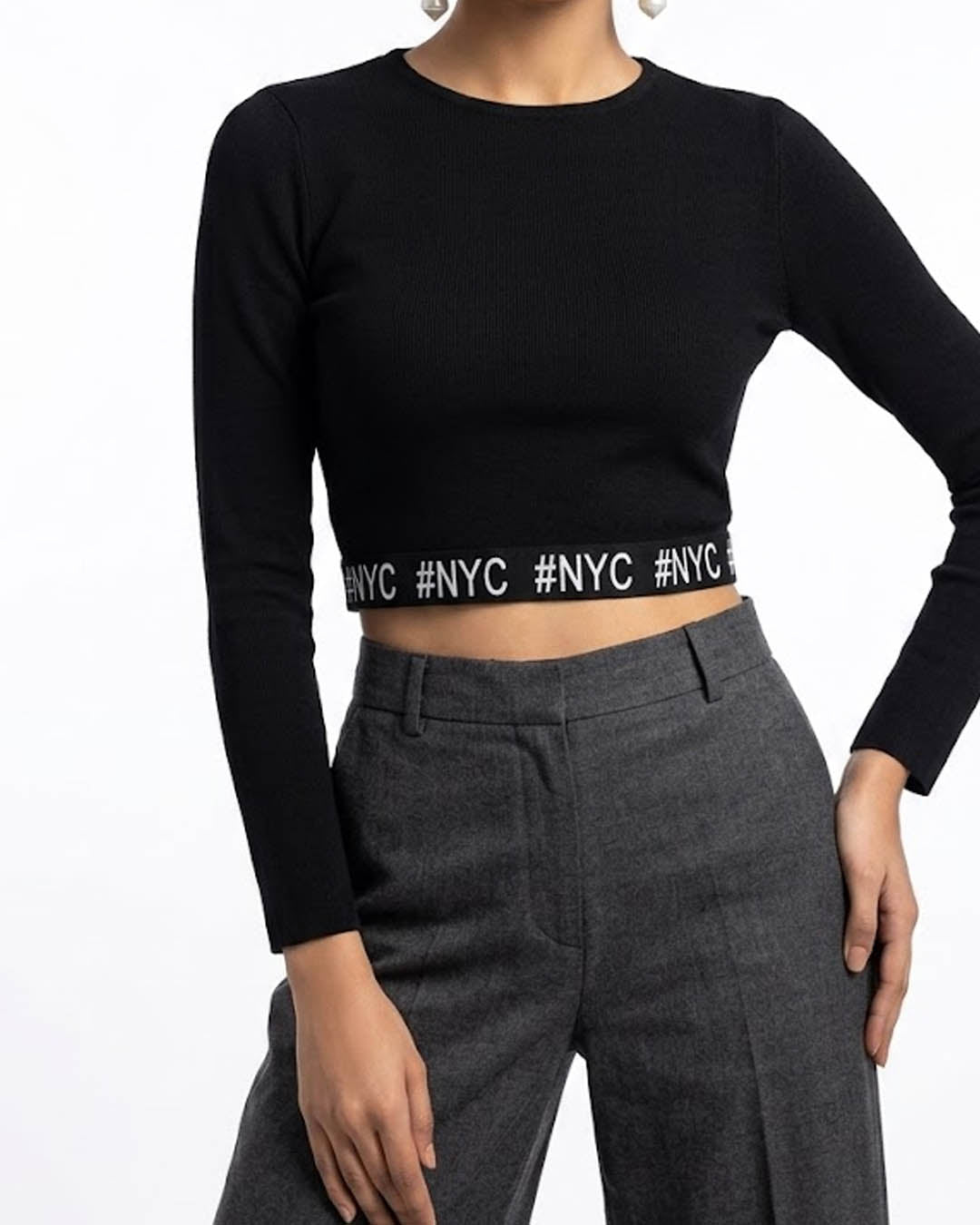 Imported Crop top jersey crop top No-3739 Velnoor Store
