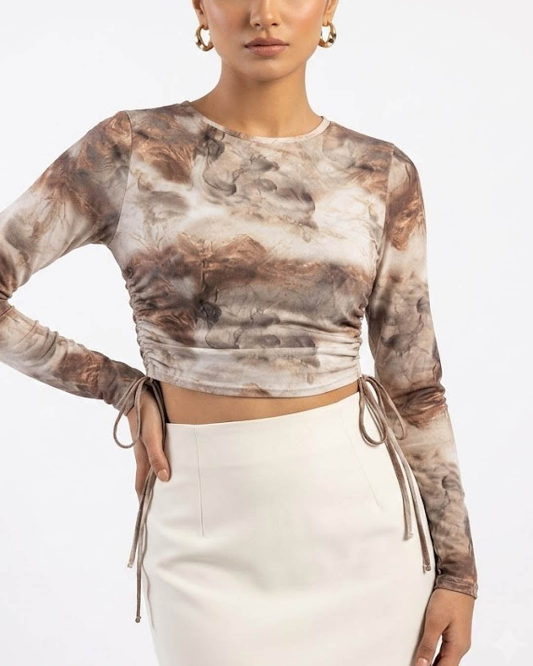 Imported Crop top jersey crop top No-3831 Velnoor Store