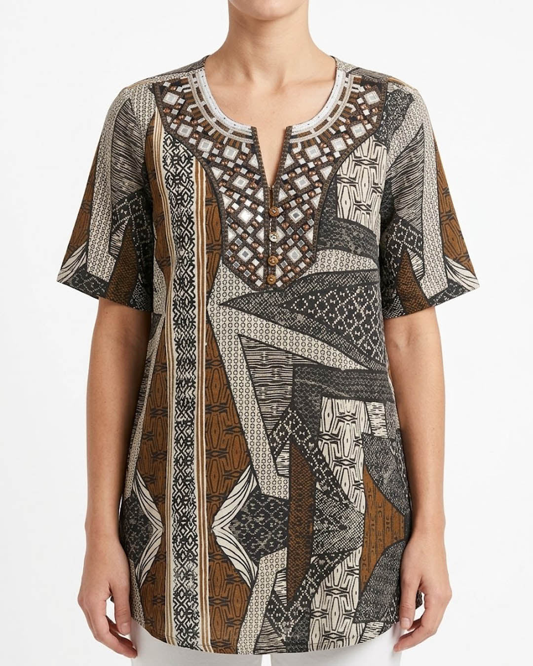 Imported Half sleeve top cotton half sleeve top No-5381 Velnoor Store