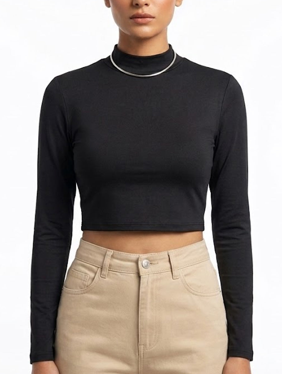 Imported Crop top jersey crop top No-3845 Velnoor Store
