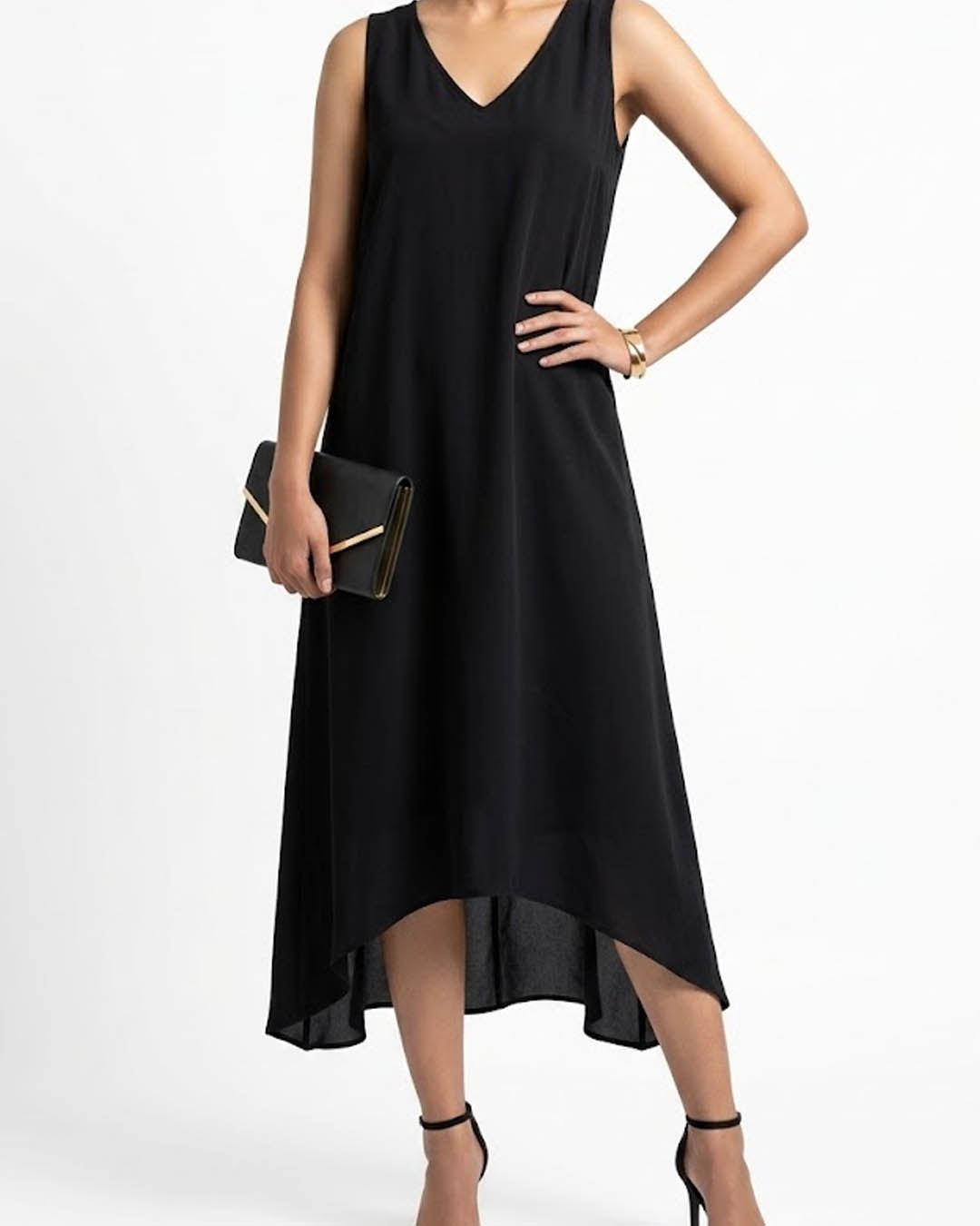 Imported Western long dress chiffon long dress No-4743 Velnoor Store