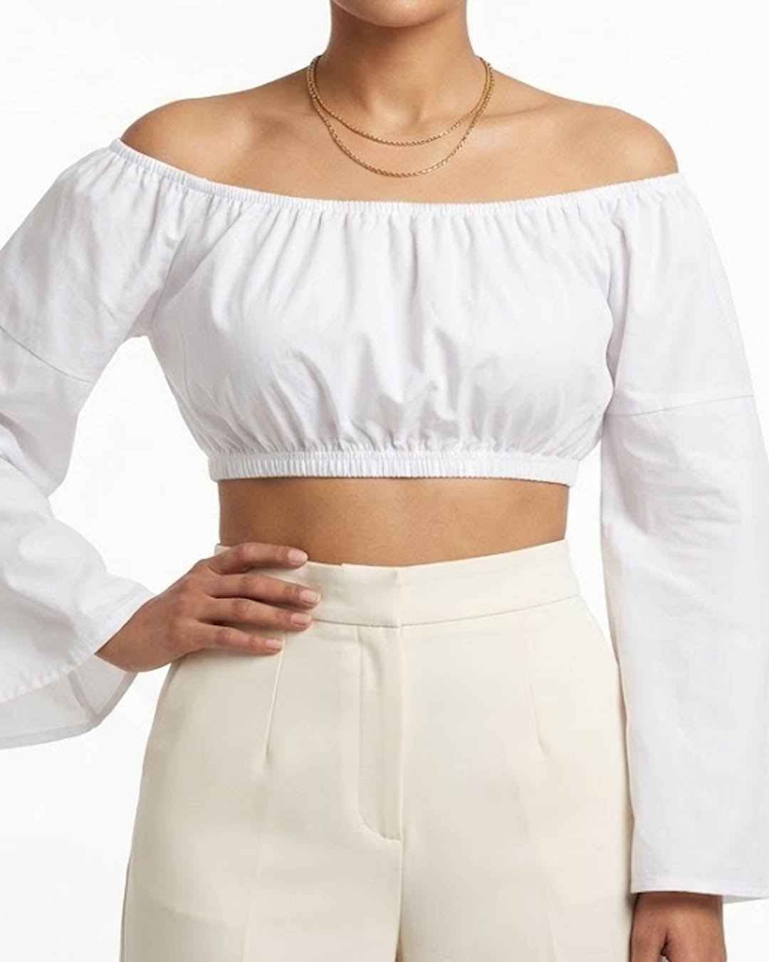 Imported Crop top jersey crop top No-4421 Velnoor Store