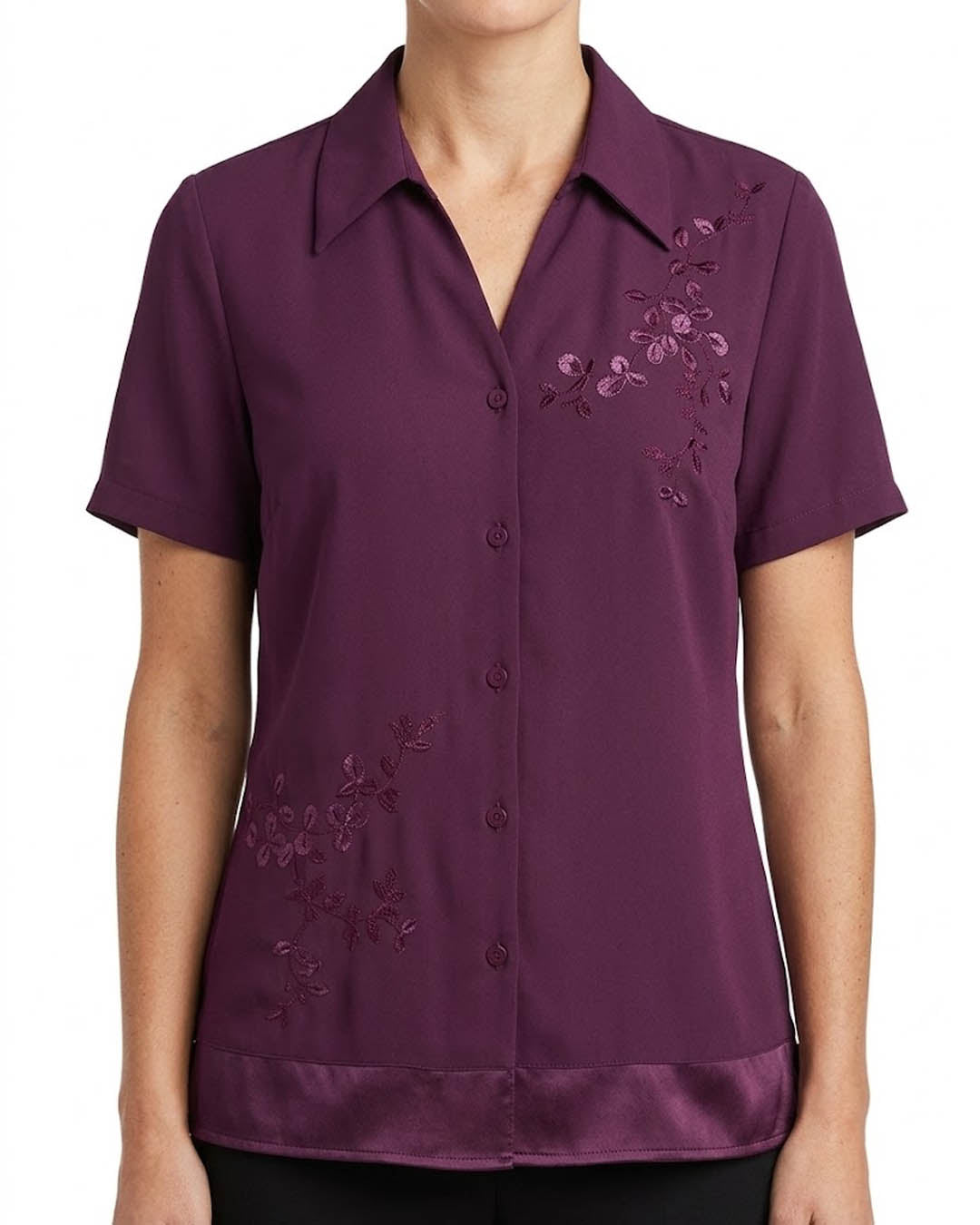 Imported Half sleeve top chiffon half sleeve top No-5356 Velnoor Store