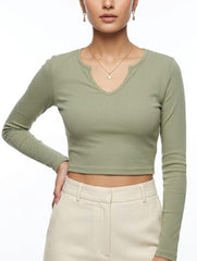 Crop top cotton crop top No-2033 Velnoor Store