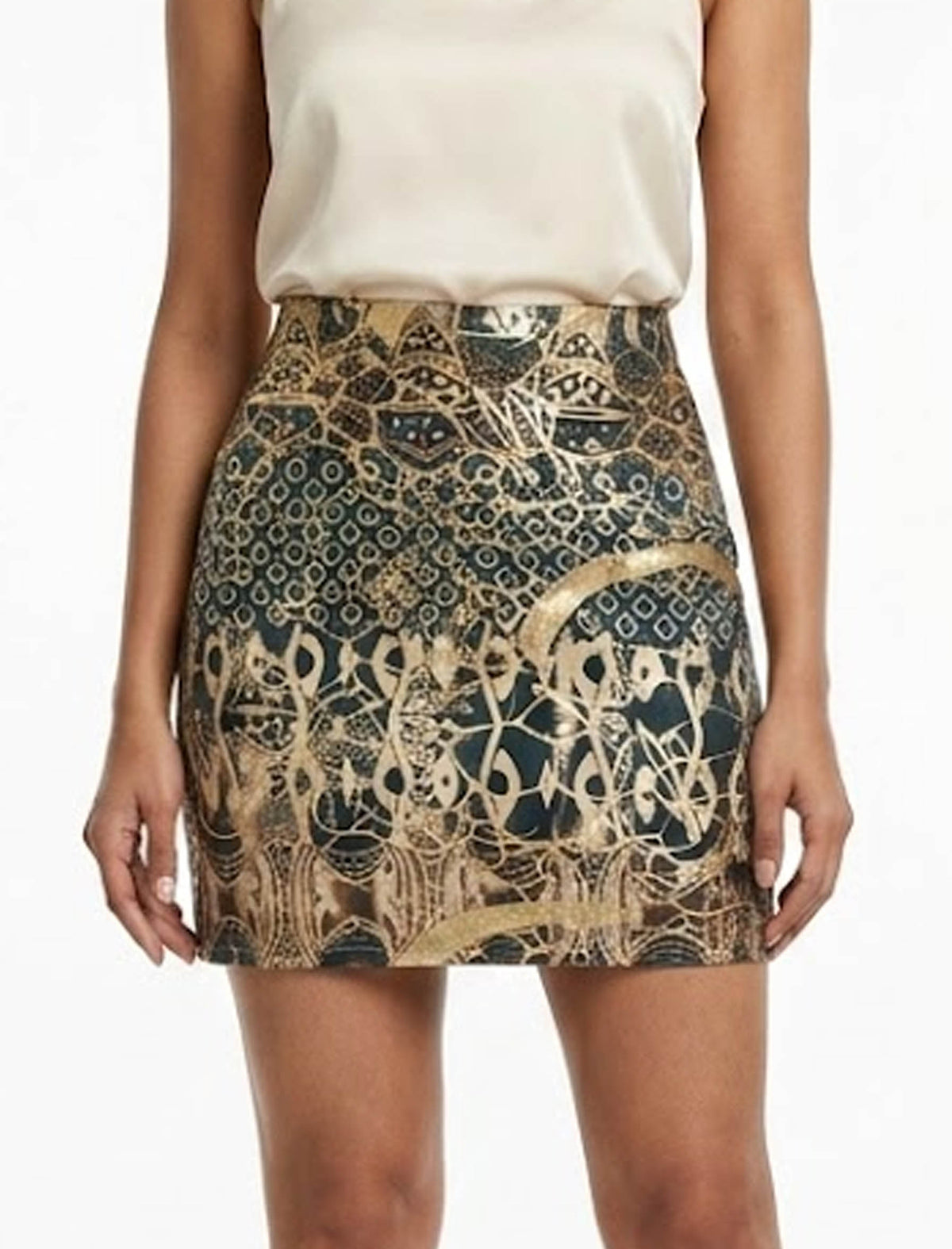 Imported skirt silk skirt No-1073 Velnoor Store