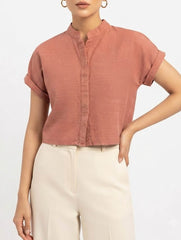 Imported Crop top cotton jersey crop top No-3527 Velnoor Store