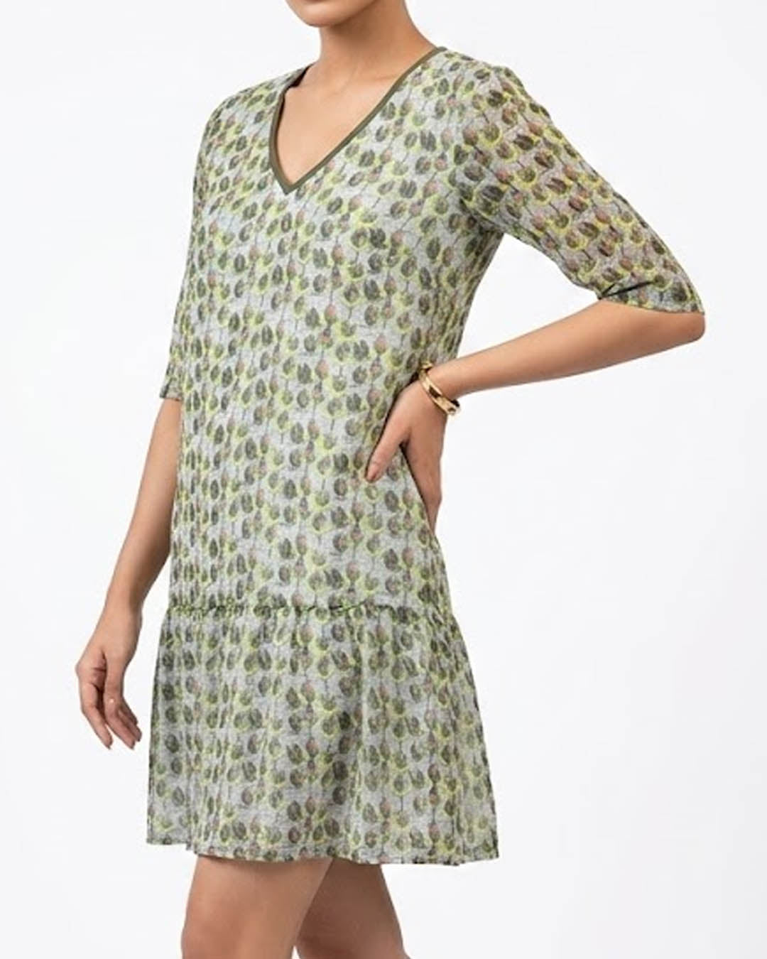 Imported Western mini dress chiffon mini dress No-2785 Velnoor Store
