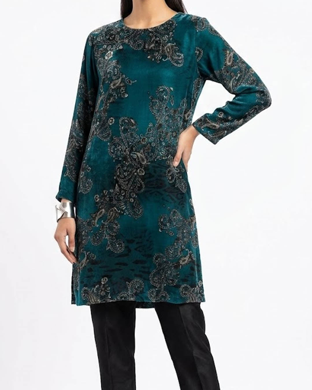 Imported Kurti chiffon kurti No-3663 Velnoor Store