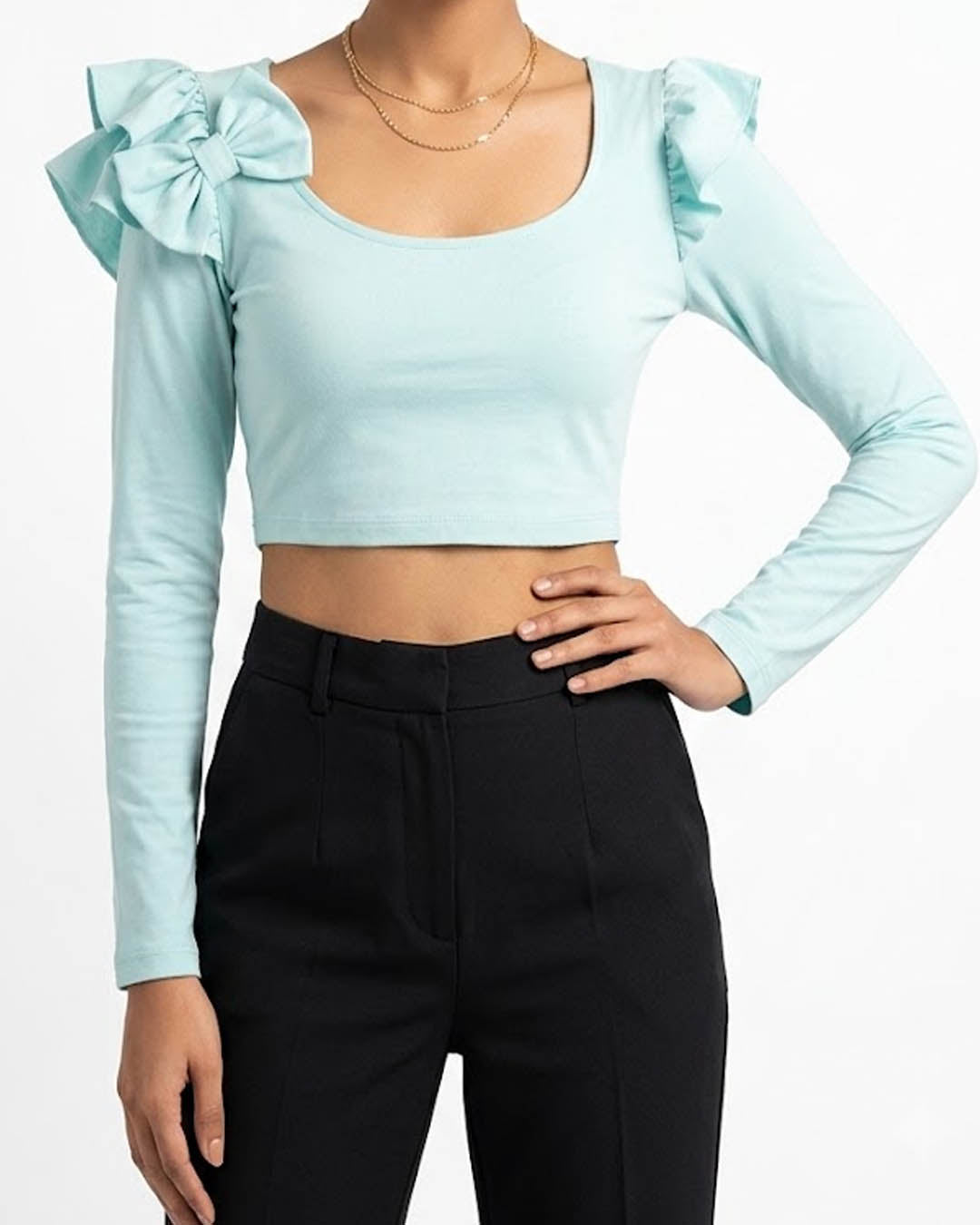 Imported Crop top jersey crop top No-4300 Velnoor Store