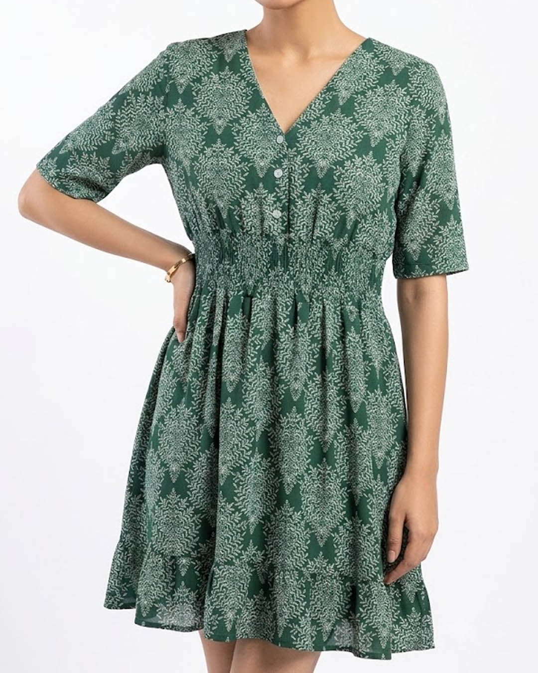 Imported Western mini dress chiffon mini dress No-2791 Velnoor Store