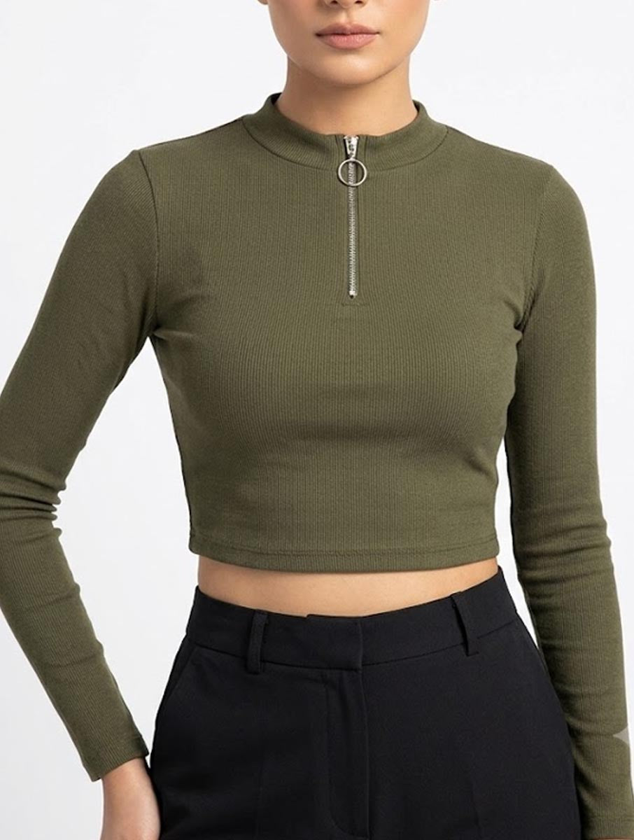 Crop top jersey crop top No-1997 Velnoor Store
