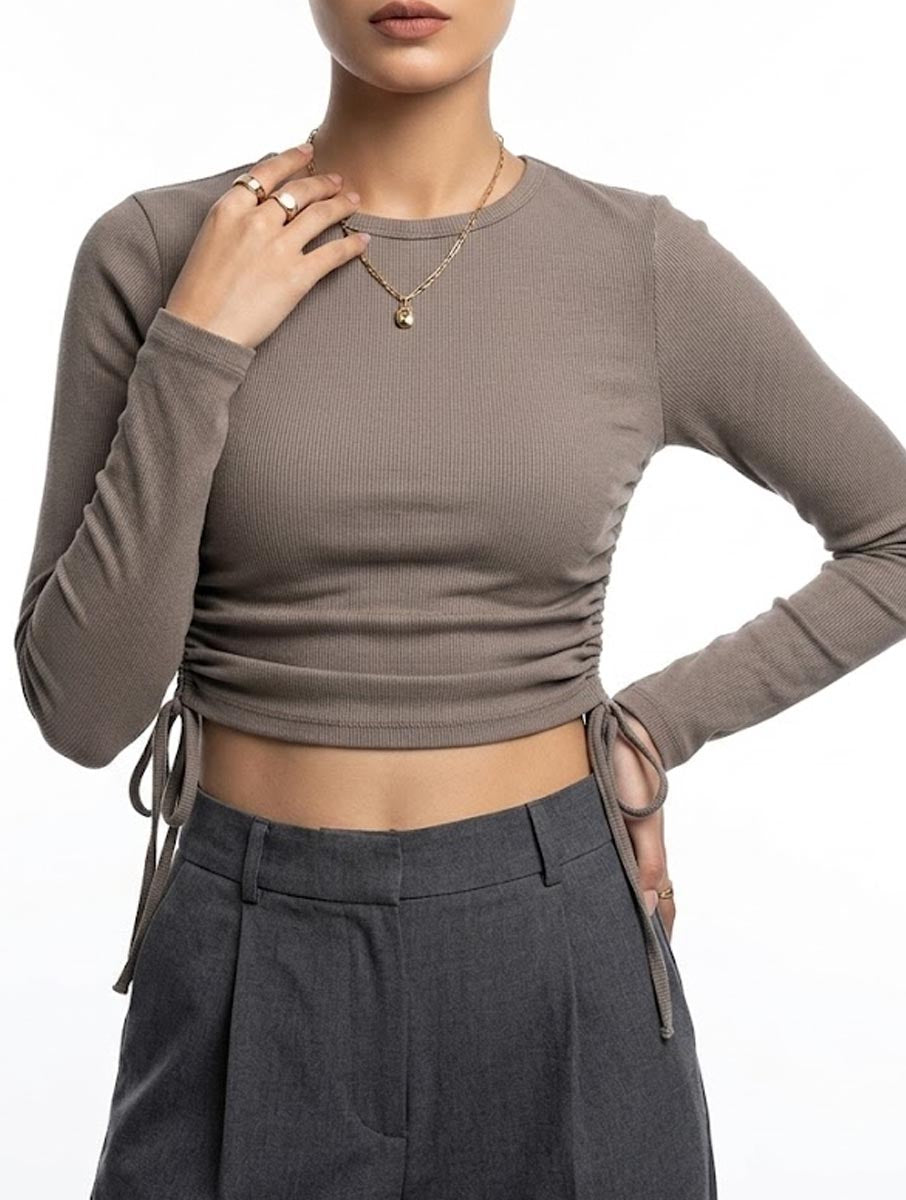 Crop top cotton crop top No-2049 Velnoor Store