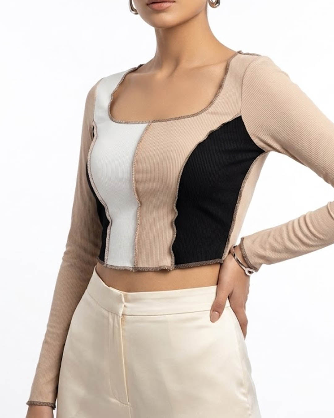 Imported Crop top jersey crop top No-3753 Velnoor Store